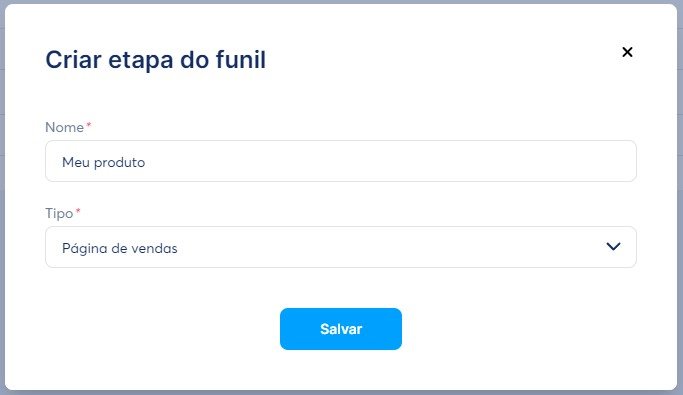 systemeio criar etapa funil