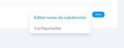 systemeio editar nome subdominios