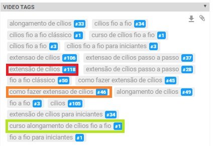 vidq tags vídeos