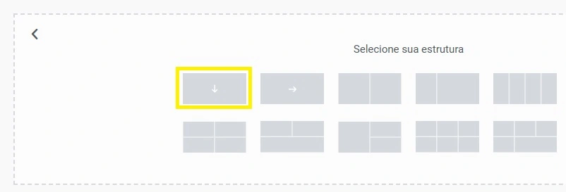 tela do elementor flexbox