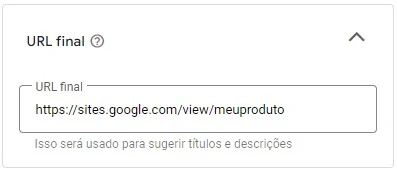 google ads url final