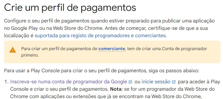 criar novo perfil de pagamento no google ads