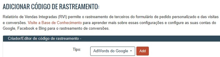 clickbank codigo de rastreamento