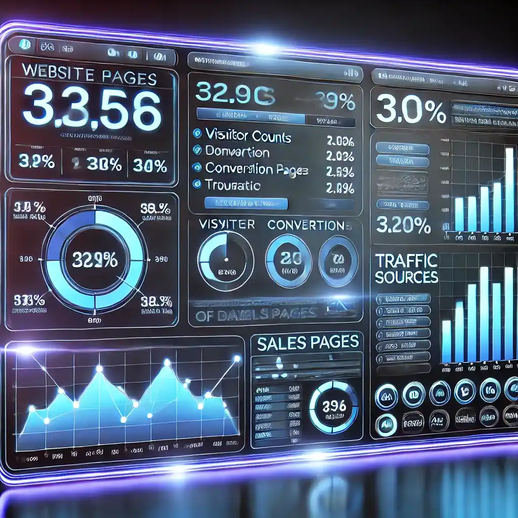 acessos a páginas de vendas