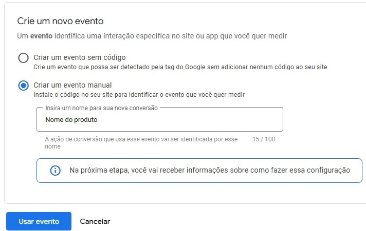 metas de conversão google ads